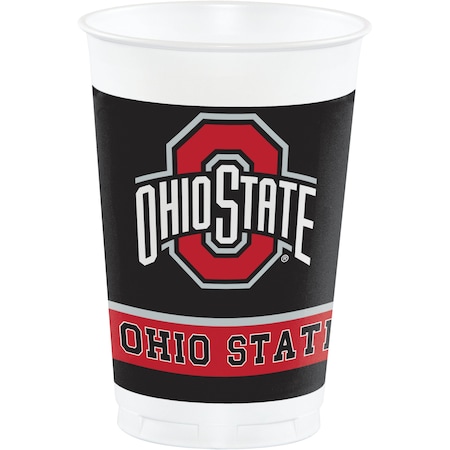 Ncaa 20 oz Ohio State University Plastic Cups PK96, 96PK 318561